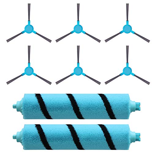MIRTUX Kompatible Ersatzteile Conga 4090 und 5090, Zubehör-Set für Staubsaugerroboter Conga mit Seitenbürste und Mittelrolle von MIRTUX