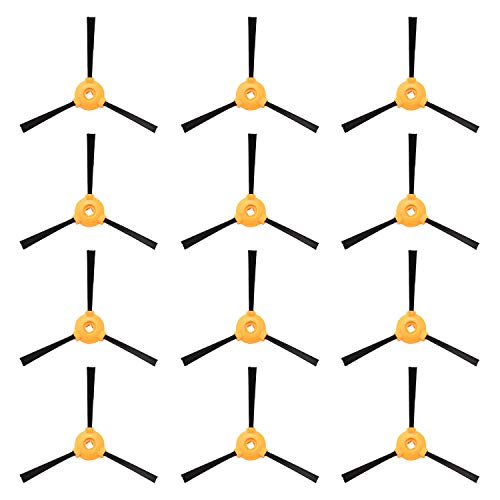 MIRTUX Set mit 12 Seitenbürsten Conga Excellence 990 Staubsaugerbürsten für Robot CECOTEC Conga Seitenbürsten. von MIRTUX