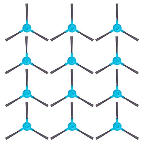 MIRTUX Set mit 12 Seitenbürsten für Conga 1290 und 1390 Zubehör-Set für Staubsaugerroboter Conga mit seitlichen Bürsten von MIRTUX