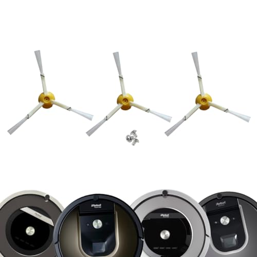 MIRTUX Set mit 3 Seitenbürsten, kompatibel mit Roomba Serie 800 und 900, Ersatzteile für Roomba Serie 850, 860, 870, 880, 890, 960, 980... (alle Modelle) | Ersatzteile für Roomba von MIRTUX