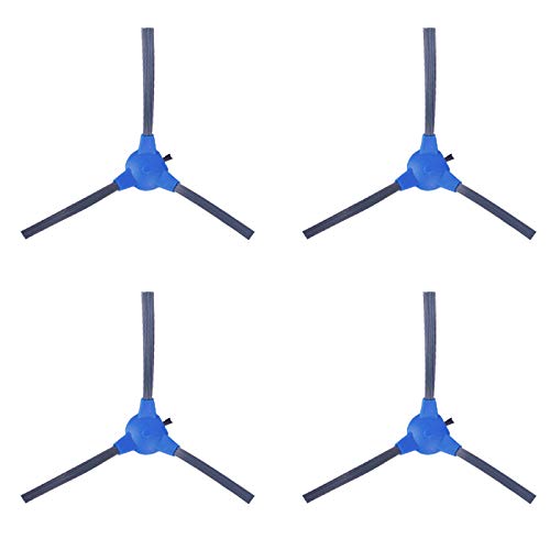 MIRTUX Set mit 4 Seitenbürsten für Conga 1090, 1099, 1790 und 1990. Zubehör-Set für Conga Staubsaugerroboter, mit vier Seitenbürsten von MIRTUX