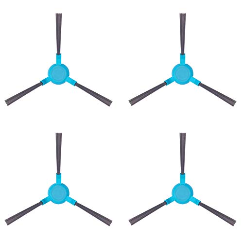 MIRTUX Set mit 4 Seitenbürsten für Conga 3090 Zubehör-Set für Roboter-Staubsauger Conga mit vier seitlichen Bürsten von MIRTUX
