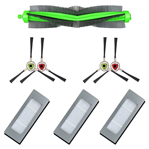 MIRTUX Set von Ersatzteilen kompatibel mit Roomba Combo | Ersatzteile für Roomba Combo Serie R1138, R111840 | Zentralkörper, Filter, Seitenbürsten | Zubehör für Roomba Combo von MIRTUX