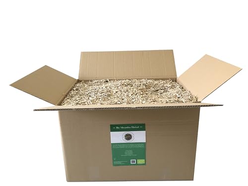 MISCANTHUS WIEDEMANN - 100 Liter Bio zertifitierter Miscanthus Gartenmluch. Umweltfreundlicher Mulch für Gartenbeete und Gartengestaltung. Alternative zu Rindenmulch oder Hackschnitzel. MISCANTHUS WIEDEMANN - 100 Liter Bio zertifitierter Miscanthus Gartenmluch. Umweltfreundlicher Mulch für Gartenbeete und Gartengestaltung. Alternative zu Rindenmulch oder Hackschnitzel. von MISCANTHUS WIEDEMANN SEIT 2012