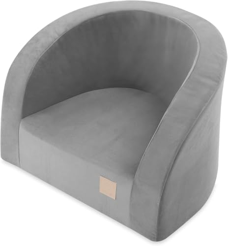 MISIOO Kindersessel Ab 1 Jahr – Velvet Premium Sessel Kinder, Stabil Und Weich, Ergonomisch Gepolstert, 40x53x36 cm – Kinder Sessel Ab 1 Jahr von MISIOO
