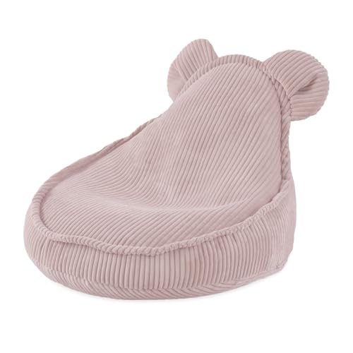 MISIOO Sitzsack Kinder Bean Bag - Sitzsack Mit Füllung - Waschbares Abdeckung - Corduroy Premium 100% Polyester - Stabil und Weich - Maße 68x45 cm - Für Kinderzimmer von MISIOO