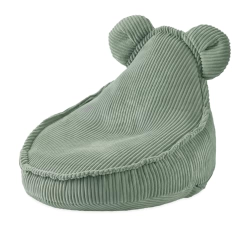 MISIOO Sitzsack Kinder Bean Bag - Sitzsack Mit Füllung - Waschbares Abdeckung - Corduroy Premium 100% Polyester - Stabil und Weich - Maße 68x45 cm - Für Kinderzimmer von MISIOO