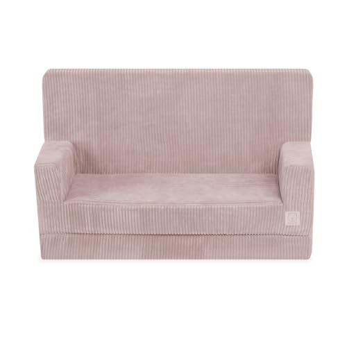 MISIOO Spielsofa für Kinder mit Armlehnen - Kinder Sofa - Sofa Bed - Weich, Sicher - Leicht zu Reinigen - Tragbar und Leicht für Kinderzimmer oder Spielzimmer von MISIOO