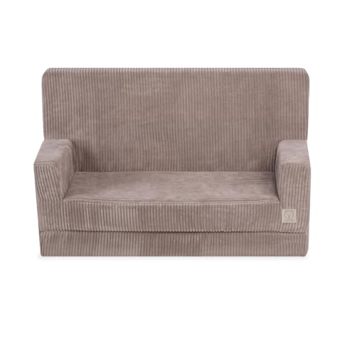 MISIOO Spielsofa für Kinder mit Armlehnen - Kinder Sofa - Sofa Bed - Weich, Sicher - Leicht zu Reinigen - Tragbar und Leicht für Kinderzimmer oder Spielzimmer von MISIOO