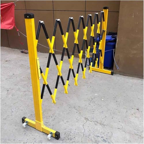 MISKYN Mobile Barricade System 1.2X3m, Erweiterbar Verstellbar Tragbar Expandierbares Absperrgitter, Faltbare Mobile Sicherheitsbarriere, Flexibler Ausziehbarer Zaun,1.2 * 3m MISKYN Mobile Barricade System 1.2X3m, Erweiterbar Verstellbar Tragbar Expandierbares Absperrgitter, Faltbare Mobile Sicherheitsbarriere, Flexibler Ausziehbarer Zaun,1.2 * 3m von MISKYN
