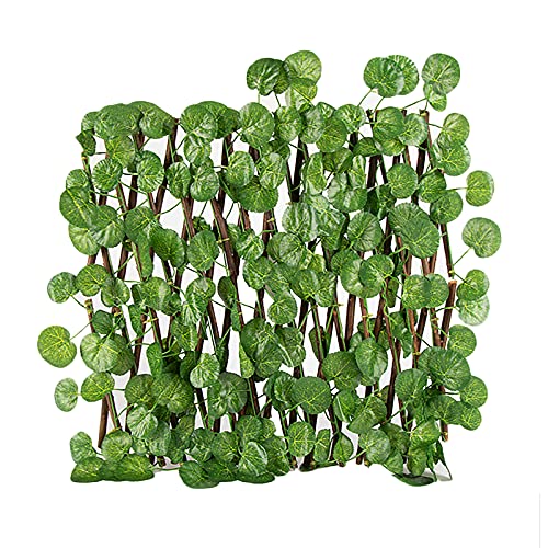 MISNODE Künstlicher Zaun mit Blättern, erweiterbarer Gitterzaun, dehnbarer Sichtschutzzaun, Simulationszaun, Gartenzaun, 40 cm, für den Außenbereich, Garten, Hof, kleine Begonia-Blätter MISNODE Künstlicher Zaun mit Blättern, erweiterbarer Gitterzaun, dehnbarer Sichtschutzzaun, Simulationszaun, Gartenzaun, 40 cm, für den Außenbereich, Garten, Hof, kleine Begonia-Blätter von MISNODE