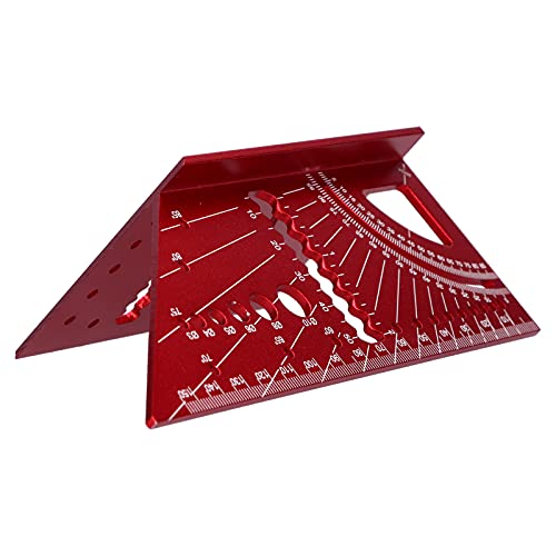 MISNODE Zimmermannswinkel, Aluminiumlegierung, Holzbearbeitung, Winkellineal, Holzbearbeitung, Kombinationsmessung, 3D-Gehrung, 45-90-Grad-Messwerkzeug, Rahmenwinkel von MISNODE