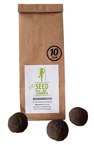 'Küchenkräuter’ Seedballs - 10er Packung Seedbombs von MISS GREENBALL