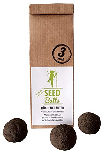 'Küchenkräuter’ Seedballs - 3er Packung Seedbombs von MISS GREENBALL