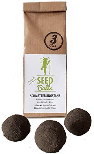 'Schmetterlingstanz’ Seedballs - 3er Packung Seedbombs von MISS GREENBALL