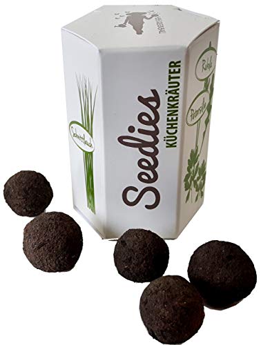 Seedies - Küchenkräuter Mini-Seedballs mit Petersilie, Rukola und Schnittlauch von MISS GREENBALL