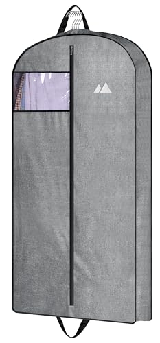 MISSLO 109cm Schwerlast Hängende Kleidersäcke Reisen Anzugtasche für Männer Wasserdichte Oxford Stoff Anzughülle Monogrammed Schrank Kleider Aufbewahrung von MISSLO