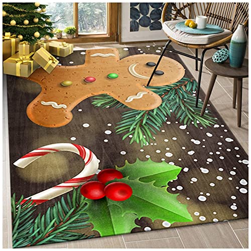 Weihnachtsteppich Matten, Weihnachtsfußmatten Heim Tür Fußmatten, Gedruckt Teppich, Rutschfeste Fußmatte Weihnachtsmuster, für Schlafzimmer, Flur Wohnzimmer Boden, Küche Badezimmer Teppich,31,60x90 Weihnachtsteppich Matten, Weihnachtsfußmatten Heim Tür Fußmatten, Gedruckt Teppich, Rutschfeste Fußmatte Weihnachtsmuster, für Schlafzimmer, Flur Wohnzimmer Boden, Küche Badezimmer Teppich,31,60x90 von MISSMAO