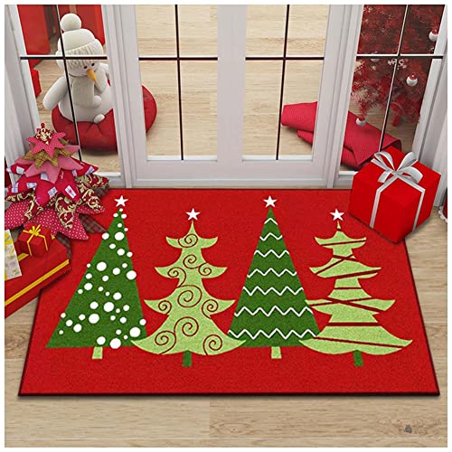 Weihnachtsteppich Matten, Weihnachtsfußmatten Heim Tür Fußmatten, Gedruckt Teppich, Rutschfeste Fußmatte Weihnachtsmuster, für Schlafzimmer, Flur Wohnzimmer Boden, Küche Badezimmer Teppich,9,80x120 Weihnachtsteppich Matten, Weihnachtsfußmatten Heim Tür Fußmatten, Gedruckt Teppich, Rutschfeste Fußmatte Weihnachtsmuster, für Schlafzimmer, Flur Wohnzimmer Boden, Küche Badezimmer Teppich,9,80x120 von MISSMAO