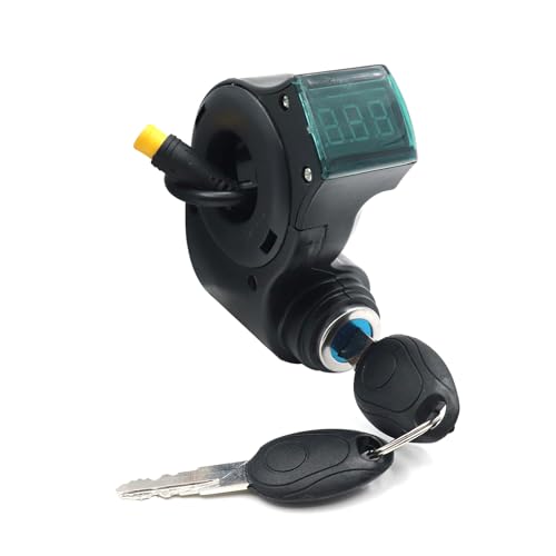 10 Zoll Elektromutrückscooter Lenkerschalter Schloss Mit Digitalem Akku Display Wasserdichte Scooter Schalter Einstellen Austausch von MISUVRSE