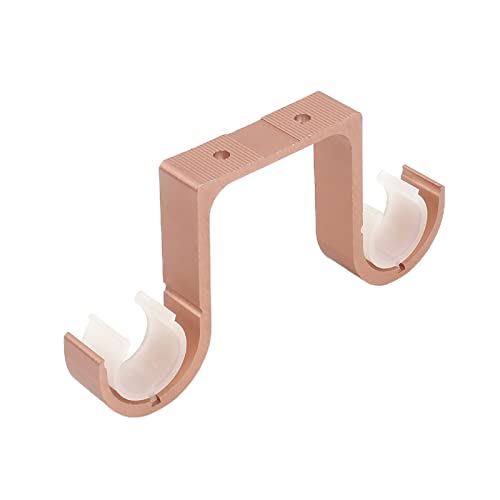 2pcs/Set Doppelvorhangstaberhalterungshalterungen Fenster Hardware Hakenhalter Hanger Unterstützer Dach Montiert Hauszubehör Doppeldecke von MISUVRSE