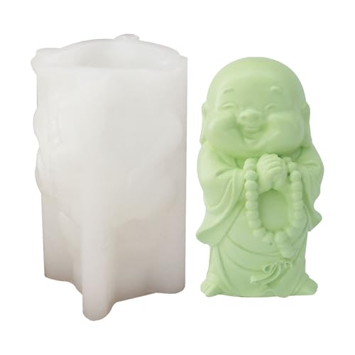 Buddhistische Figur Silikonkerzenform Epoxidharz Für Seife Herstellung Fondant Schokoladenform Für Kuchen Backback Buddhist Figur Silikon von MISUVRSE