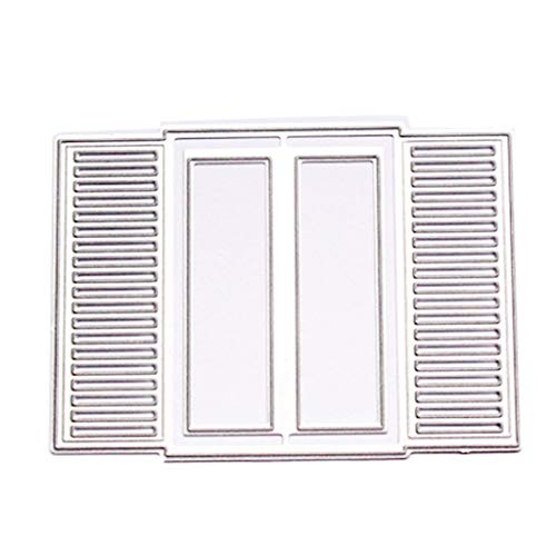 Fenster Metall Schneiden Stirbt Stenchien Schablone Scrapbooking Album Stempel Papierkarte Präge Dekoration Die Schnittbuchstaben Weiß Weiß von MISUVRSE