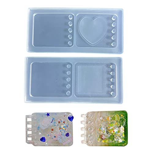 Form für Notizbucheinband, weiches Silikon, Tagebuch, Buchgehäuse, Epoxidharz, Gießformen für Notizblock, Notizbuch, Gehäuse von MISUVRSE