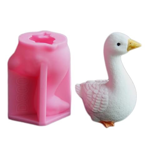 Gans Figur Silikonkerzenformen Für Kerzenseife Herstellen Gipsdekoration Zement Ton Silikonformen Home Crafting Supplies von MISUVRSE