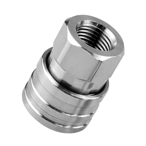 Hocheffizienz Edelstahl 1/4 "weibliche Schnelle Verbindung Für Schnellwaschmaschinen Effiziente Reinigungsmittel Einfacher Befestigungdruckdruckwaschen von MISUVRSE