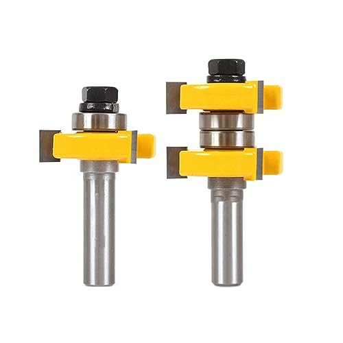Hochwertiger T Form Zungenset 1/4 Zoll Shank Router Bit Für Holzbearbeitungsprojekt Holzfräsen Cutter Werkzeug Router Hochwertiger T Form Zungenset 1/4 Zoll Shank Router Bit Für Holzbearbeitungsprojekt Holzfräsen Cutter Werkzeug Router von MISUVRSE