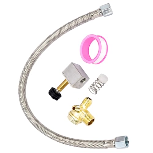 Luftkompressorrohr Flexible Schlauchprüfventile Batterie Kits Ersatzteile Für Pumpen Easy Installation Compressor Check Kits von MISUVRSE