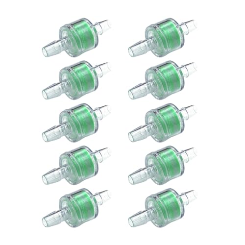 MISUVRSE 10pcs Aquariumluftpumpen Prüfen Ventile Pumpenschutz Für Fischtanks Gelenkrohre Schlauch Haushaltsfilter Hausaquarien von MISUVRSE
