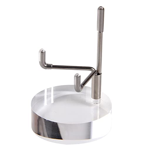 MISUVRSE Acryl-Präsentationsständer mit verstellbaren Metallarmen für Kristall, Stein, Mineralsteine, Sammlerstück, Regal, kleiner Acryl-Präsentationsständer von MISUVRSE
