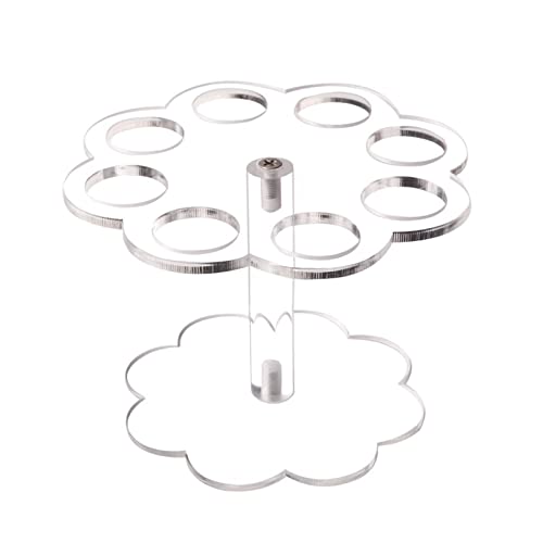 MISUVRSE Eisständer 8/16 Löcher Klare Acryl Süße Zapfen Partyversorgungen Accessoire Für Inneneinkaufszentrum Acryl Eisstand von MISUVRSE