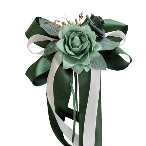 MISUVRSE Hochzeitsauto Türgriff Bowknot Hochzeitszeremonie Türgriff Bowknotverzierungen Für Schöne Hochzeitsverzögerungen Dekore von MISUVRSE