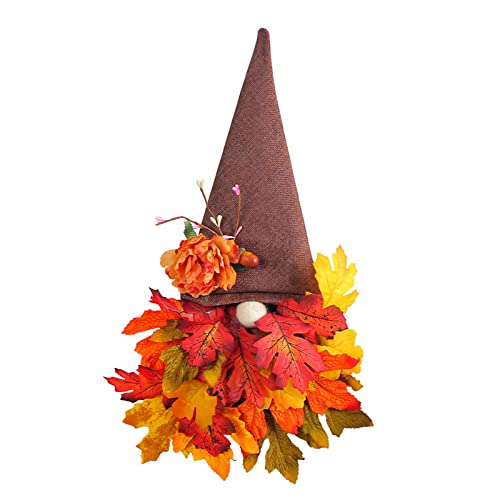 MISUVRSE Thanksgiving Gnomes Dekoration Maple Blatt Schwedische Tomtes Plüsch Ornamente Für Küchenstufe Tablett Home Tisch Dekorationen Für Zuhause von MISUVRSE