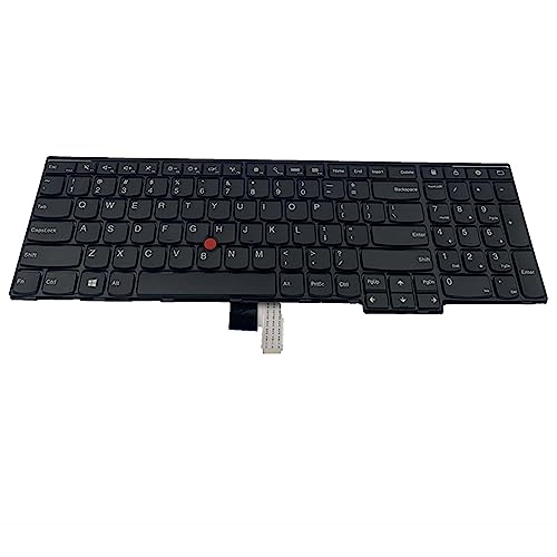 MISUVRSE US Englische Tastatur für Thinkpads W540 T540P W541 T550 W550S L540 L560 E531 E540 P50S T560 Laptop FRU:04Y2426 US-Tastatur von MISUVRSE