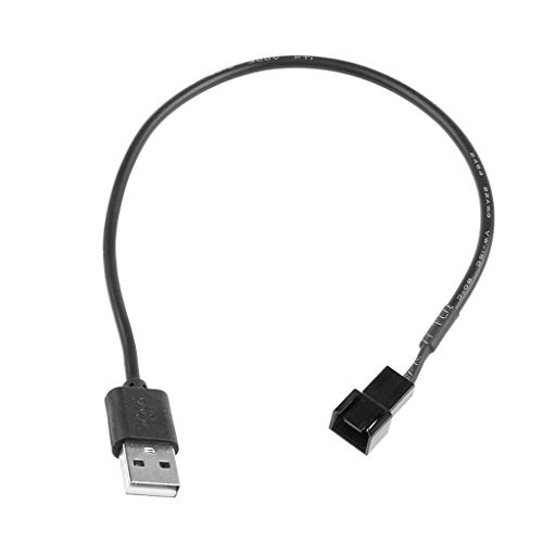 MISUVRSE USB Auf-3-Pin Stecker PWM-5-V USB Lüfter Stromadapterkabel Mit Ärmeln von MISUVRSE