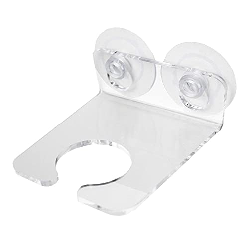 MISUVRSE Wandmontierte Saughäute Weingläserhalter Acryl Single Drink Beer Tasse Aufbewahrungsregal Für Badewanne Acryl Single Drink Bier Tasse Aufbewahrungsregal Für Badewanne Dusche von MISUVRSE