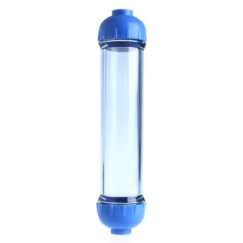 MISUVRSE Wasserfilter, klares Gehäuse mit 6,35 mm Anschlüssen für Wasservorfiltration & RO-System, geeignet für verschiedene Filtermedien, Aquariumheizung, Lichtthermometer, Kies, Sanddekorationen MISUVRSE Wasserfilter, klares Gehäuse mit 6,35 mm Anschlüssen für Wasservorfiltration & RO-System, geeignet für verschiedene Filtermedien, Aquariumheizung, Lichtthermometer, Kies, Sanddekorationen von MISUVRSE