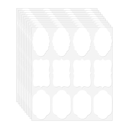 Papier-Etiketten-Aufkleber für Einmachgläser, ätherisches Öl und hausgemachte Bastelbedarf, Verpackungsetiketten, Verpackungsetiketten, 120 Stück Papier-Etiketten-Aufkleber für Einmachgläser, ätherisches Öl und hausgemachte Bastelbedarf, Verpackungsetiketten, Verpackungsetiketten, 120 Stück von MISUVRSE
