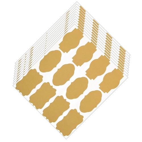 Papier-Etiketten-Aufkleber für Einmachgläser, ätherisches Öl und hausgemachte Bastelbedarf, Verpackungsetiketten, Verpackungsetiketten, 120 Stück von MISUVRSE