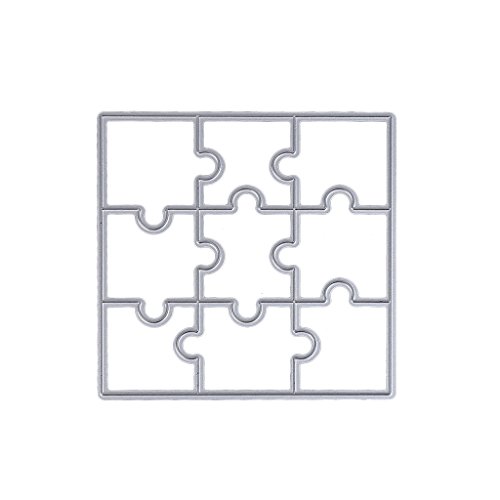 Puzzle Metal Cuting Stempel Schablone Vorlage Scrapbook Album Paper Card Craft von MISUVRSE