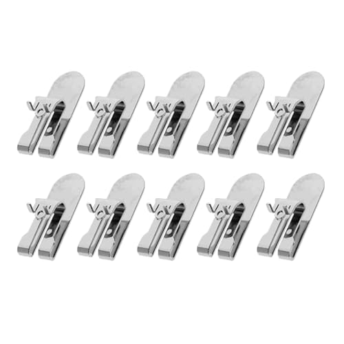 Set mit 10 stabilen Gürtelhaken-Clips, praktischer Gürtelhaken-Ersatz für 18-V-Werkzeug wie DCF620B und DCF622B Clipbefestigung von MISUVRSE