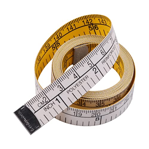 Soft Flat Lineal Körpermesslineal Nähen Schneider Maßband 150 Cm/60 Zoll Zentimeter Meter Nähen Maßband von MISUVRSE