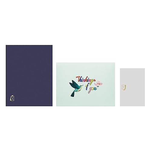 Thinking Of You-Grußkarten mit inspirierenden Wörtern, Pop-Up-Ermutigungskarte, Genesungskarte, Blumen für Geburtstag, Thinking Of You-Karte von MISUVRSE