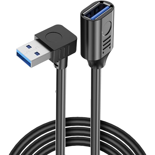 MISYNLON USB 3.0 Verlängerungskabel, USB A Stecker zu Buchse Verlängerungskabel Unterstützung Laden Datenübertragung, 90 Grad USB Datenkabel für Auto, Laptop, Drucker, Scanner-1M/3.2Ft (Up Angle) MISYNLON USB 3.0 Verlängerungskabel, USB A Stecker zu Buchse Verlängerungskabel Unterstützung Laden Datenübertragung, 90 Grad USB Datenkabel für Auto, Laptop, Drucker, Scanner-1M/3.2Ft (Up Angle) von MISYNLON