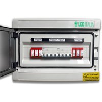 Led Italia dc Panel 2/2 mppt 1000VDC 20A IP65 12 Mod. Magneto. + Siemens/DEHN Überspannungsableiter von MITEPEK