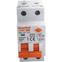 MeanWell 2-Hebel-Differentialschalter Typ A Kurve C 1P+N 2M 6kA 300mA C20A 230V MeanWell 2-Hebel-Differentialschalter Typ A Kurve C 1P+N 2M 6kA 300mA C20A 230V von MITEPEK